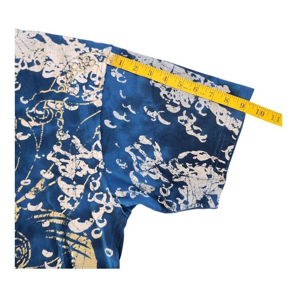 Mecca 2XL T-Shirt Men's Y2K Ocean Graphic Blue Octopus Tentacle Skater 90s Tee - Picture 7 of 9